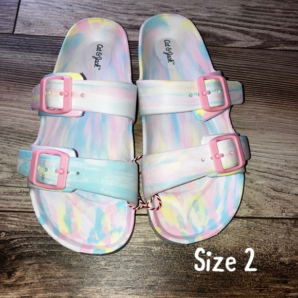 Cat & Jack Other - Girls Noah Contoured Footbed Sandals EUC